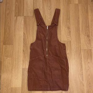 Corduroy Overall Dress